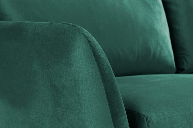 Trend 2-personers Fløjlssofa - Grøn - Møbler - Sofaer - Velour sofaer