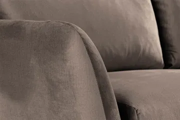 Trend 2-personers Fløjlssofa - Brun - Møbler - Sofaer - Velour sofaer