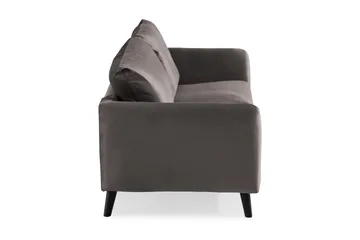 Trend 2-personers Fløjlssofa - Mørkegrå - Møbler - Sofaer - Velour sofaer