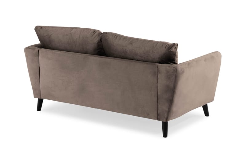Trend 2-personers Fløjlssofa - Brun - Møbler - Sofaer - Velour sofaer