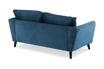 Trend 2-personers Fløjlssofa - Blå - Møbler - Sofaer - Velour sofaer