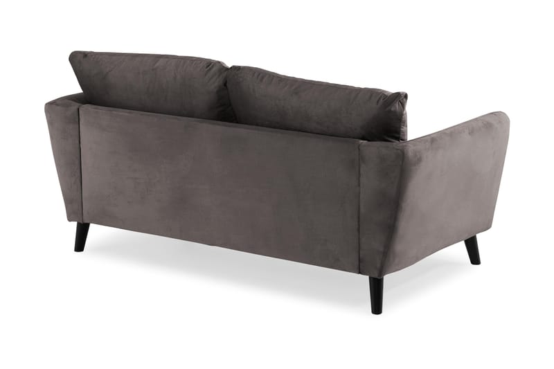 Trend 2-personers Fløjlssofa - Mørkegrå - Møbler - Sofaer - Velour sofaer
