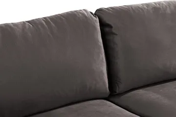 Trend 2-personers Fløjlssofa - Mørkegrå - Møbler - Sofaer - Velour sofaer