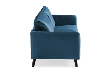 Trend 2-personers Fløjlssofa - Blå - Møbler - Sofaer - Velour sofaer