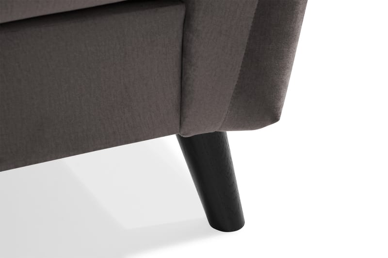 Trend 3-personers Fløjlssofa - Mørkegrå - Møbler - Sofaer - Velour sofaer