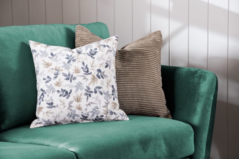 Trend 3-personers Fløjlssofa - Grøn - Møbler - Sofaer - Velour sofaer