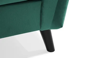Trend 3-personers Fløjlssofa - Grøn - Møbler - Sofaer - Velour sofaer