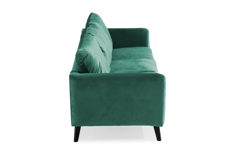 Trend 3-personers Fløjlssofa - Grøn - Møbler - Sofaer - Velour sofaer