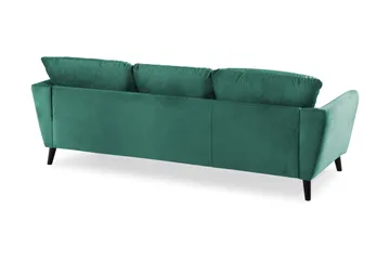 Trend 3-personers Fløjlssofa - Grøn - Møbler - Sofaer - Velour sofaer