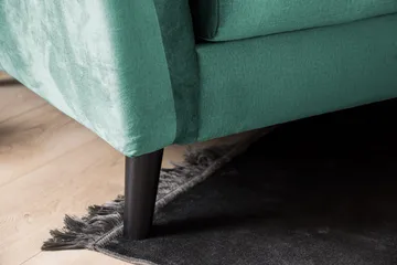 Trend 3-personers Fløjlssofa - Grøn - Møbler - Sofaer - Velour sofaer