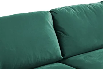 Trend 3-personers Fløjlssofa - Grøn - Møbler - Sofaer - Velour sofaer