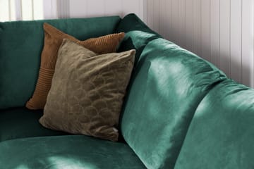 Trend 4-personers Venstrevendt U-formet Sofa med Divan og Chaiselong i Fløjl - Grøn - Møbler - Sofaer - Velour sofaer
