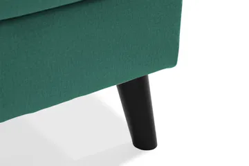 Trend 4-personers Højrevendt U-formet Sofa med Divan og Chaiselong i Fløjl - Grøn - Møbler - Sofaer - Velour sofaer