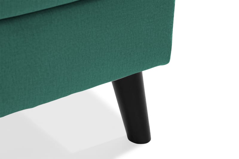 Trend 4-personers Venstrevendt U-formet Sofa med Divan og Chaiselong i Fløjl - Grøn - Møbler - Sofaer - Velour sofaer
