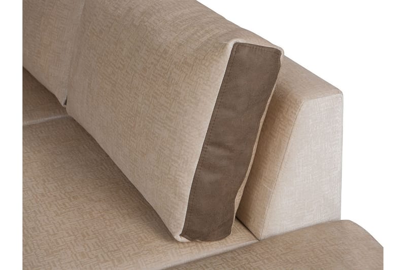 Truro Hjørnesofa Chaiselong Højre - Brun - Møbler - Sofaer - Velour sofaer