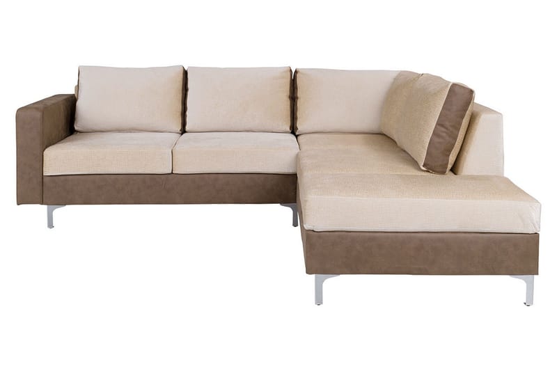 Truro Hjørnesofa Chaiselong Venstre - Brun - Møbler - Sofaer - Velour sofaer