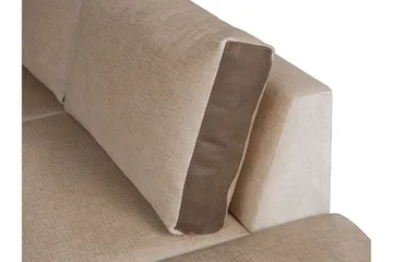Truro Hjørnesofa Chaiselong Venstre - Brun - Møbler - Sofaer - Velour sofaer