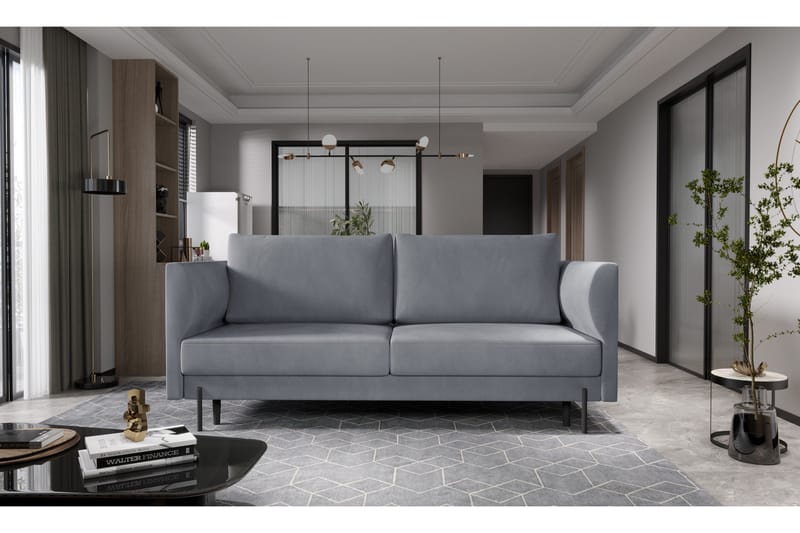 Zerlo 3-Pers. Sofa, Grå