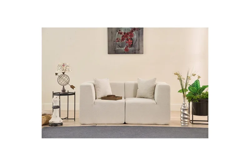 Veyno Sofa 2-sits - Creme - Møbler - Sofaer - 2 personers sofa