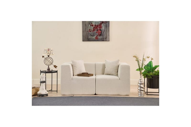 Veyno Sofa 2-sits - Creme - Møbler - Sofaer - 2 personers sofa