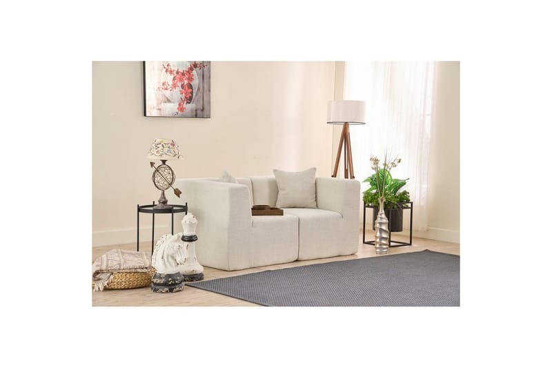 Veyno Sofa 2-sits - Creme - Møbler - Sofaer - 2 personers sofa