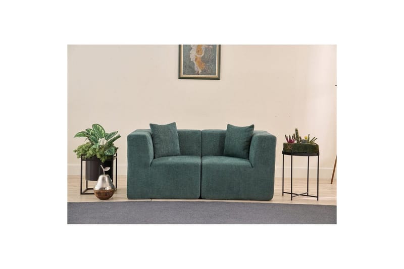 Veyno Sofa 2-sits - Grøn - Møbler - Sofaer - 2 personers sofa