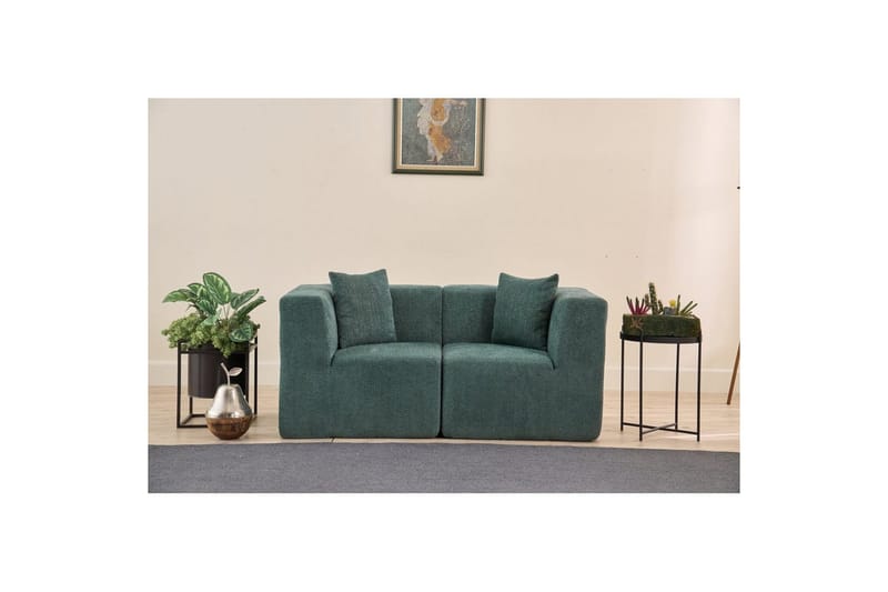Veyno Sofa 2-sits - Grøn - Møbler - Sofaer - 2 personers sofa