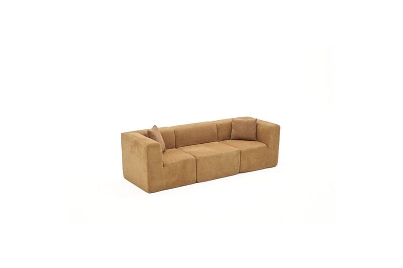 Veyno Sofa 3-sits - Brun - Møbler - Sofaer - 3 personers sofa