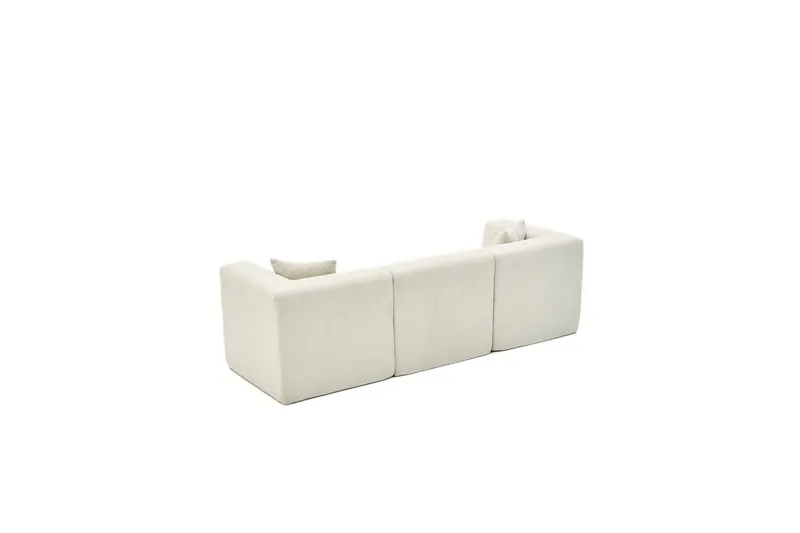 Veyno Sofa 3-sits - Creme - Møbler - Sofaer - 3 personers sofa