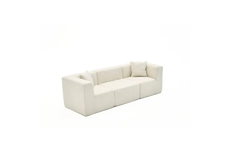 Veyno Sofa 3-sits - Creme - Møbler - Sofaer - 3 personers sofa