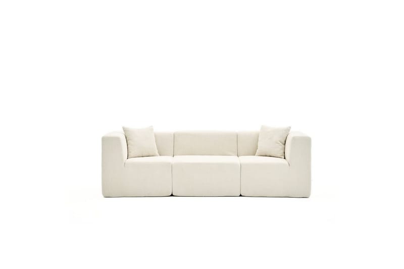 Veyno Sofa 3-sits - Creme - Møbler - Sofaer - 3 personers sofa