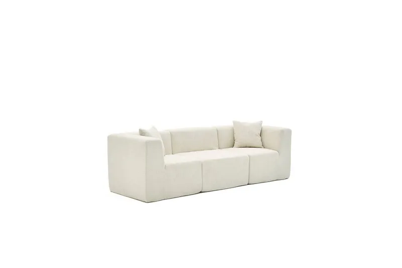 Veyno Sofa 3-sits - Creme - Møbler - Sofaer - 3 personers sofa