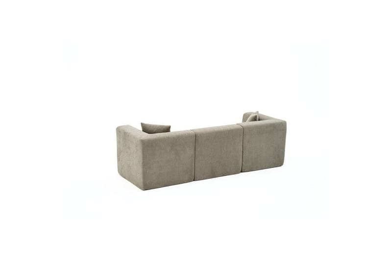 Veyno Sofa 3-sits - Mörkbeige - Møbler - Sofaer - 3 personers sofa