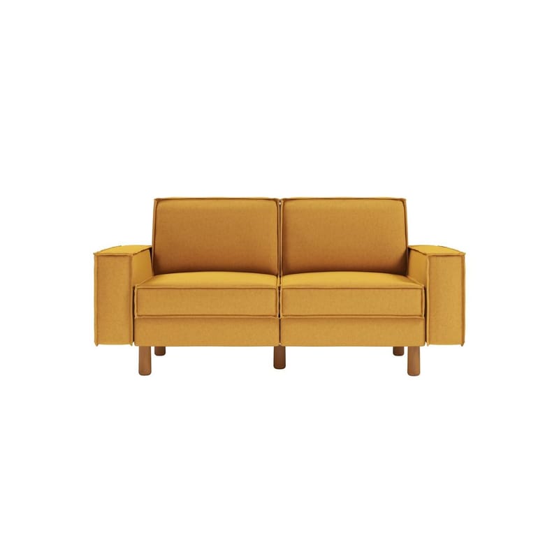 Vilsa 2-personers sofa - Lysebrun - Møbler - Sofaer - Velour sofaer