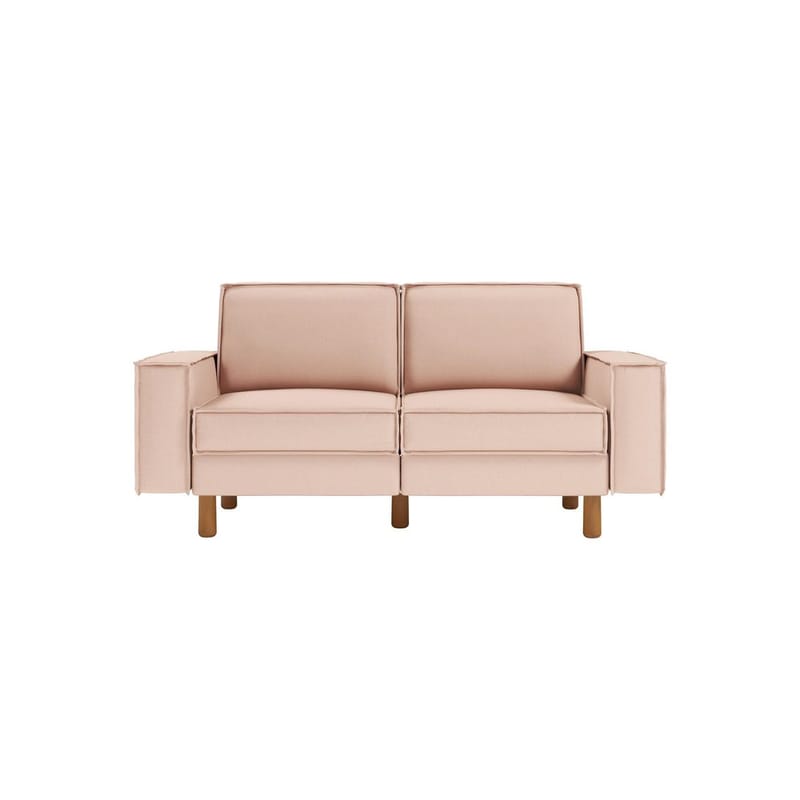 Vilsa 2-personers sofa - Sand - Møbler - Sofaer - Velour sofaer