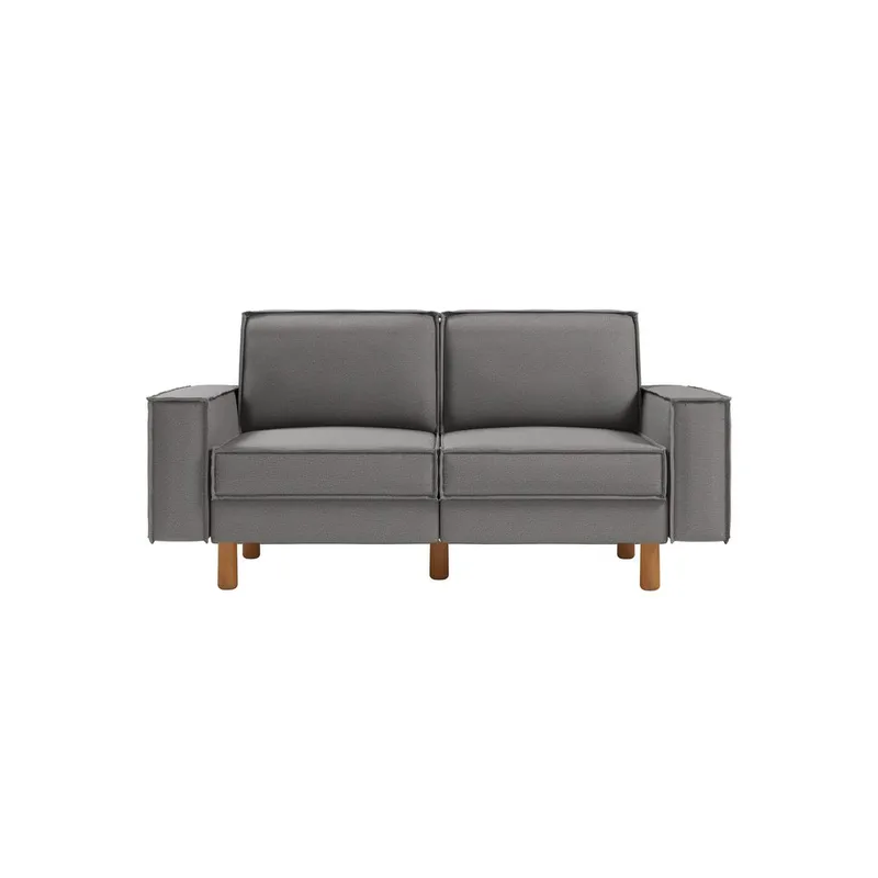 Vilsa 2-personers sofa - Brun/Mørkegrå - Møbler - Sofaer - 2 personers sofa