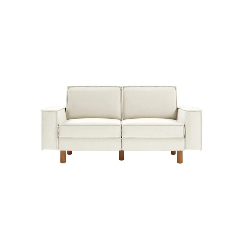 Vilsa 2-personers sofa - Hvid - Møbler - Sofaer - Velour sofaer