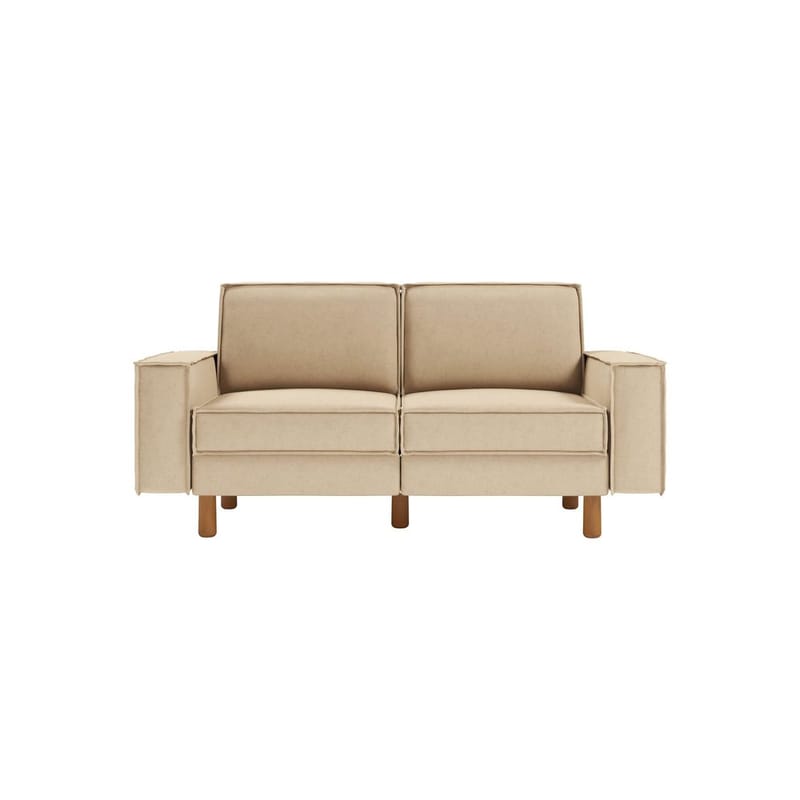 Vilsa 2-personers sofa - Sand - Møbler - Sofaer - Velour sofaer
