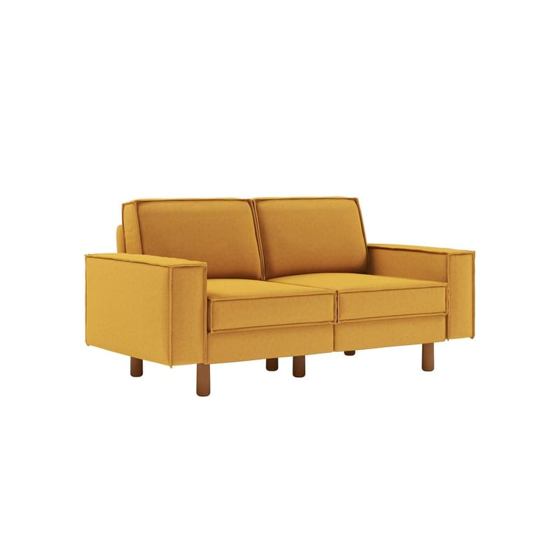 Vilsa 2-personers sofa - Sennepsgul - Møbler - Sofaer - Velour sofaer