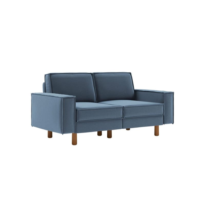 Vilsa 2-personers sofa, Brun/Mørkeblå