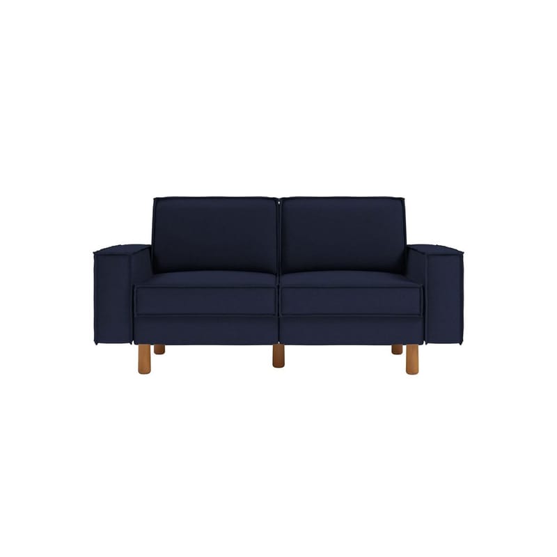 Vilsa 2-personers sofa - Brun/Mørkeblå - Møbler - Sofaer - 2 personers sofa