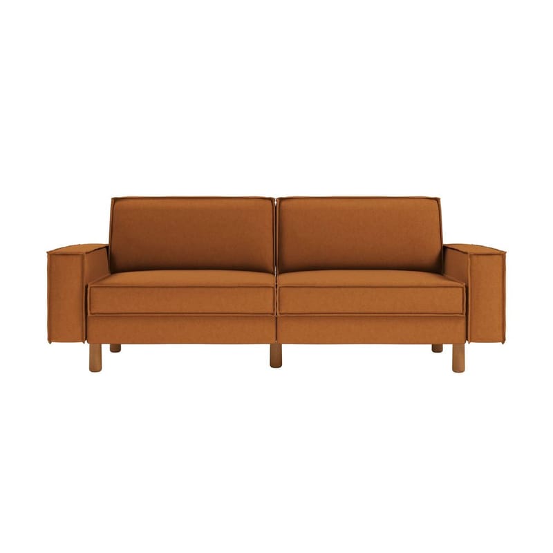 Vilsa 3-personers sofa - Brun/Flerfarvet - Møbler - Sofaer - Velour sofaer