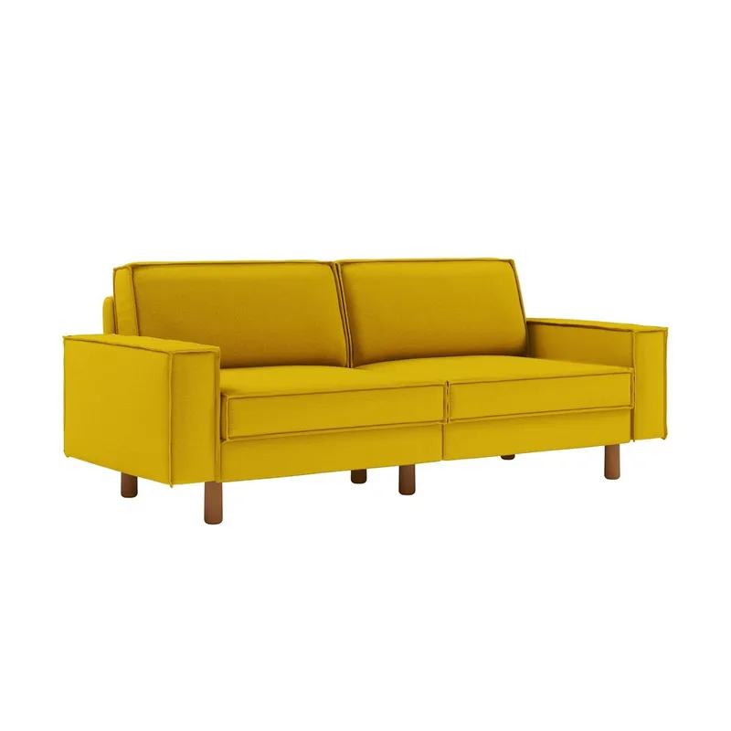 Vilsa 3-personers sofa, Sennepsgul