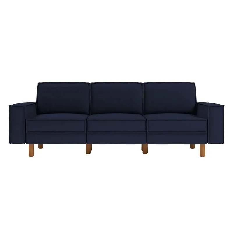 Vilsa 3-personers sofa - Mørkeblå - Møbler - Sofaer - 3 personers sofa