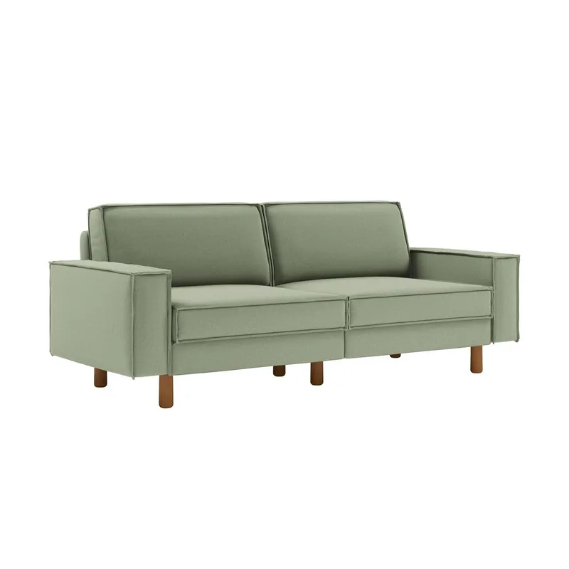 Vilsa 3-personers sofa, Brun/Grøn