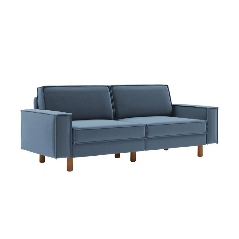 Vilsa 3-personers sofa, Brun/Blå