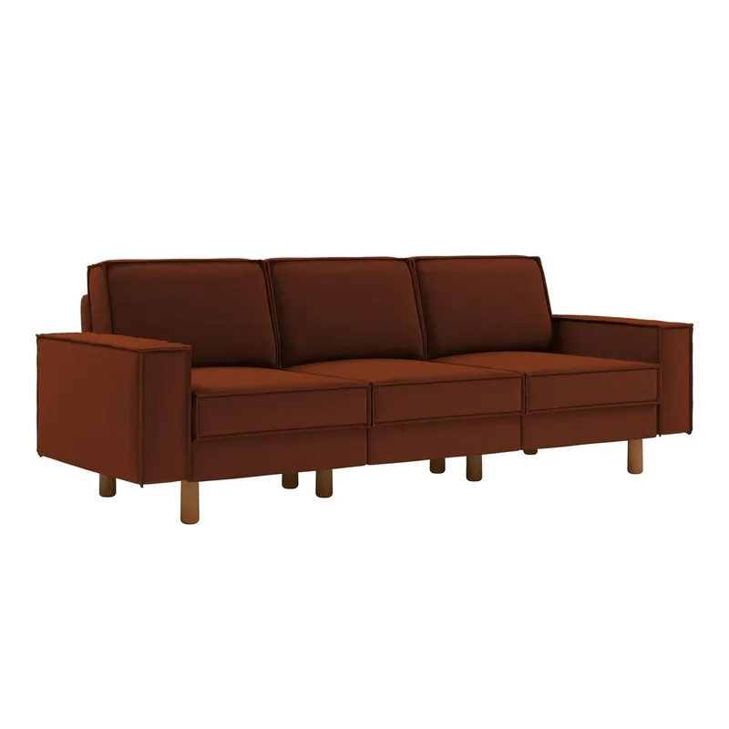 Vilsa 3-personers sofa, Rød