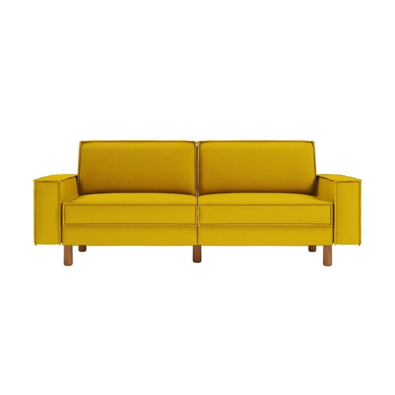 Vilsa 3-personers sofa - Sennepsgul - Møbler - Sofaer - 3 personers sofa