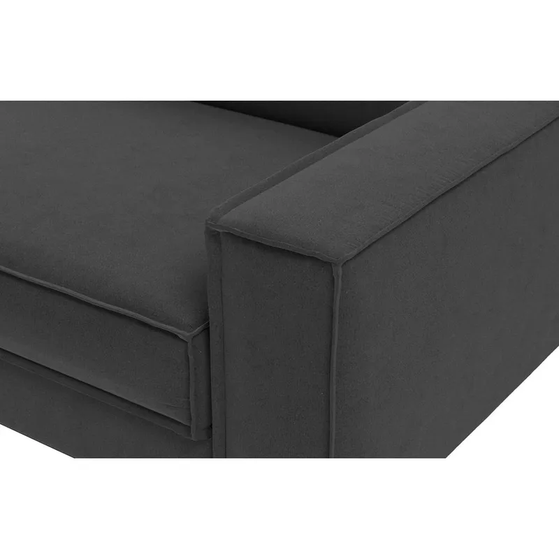 Vilsa 3-personers sofa - Grå - Møbler - Sofaer - Velour sofaer
