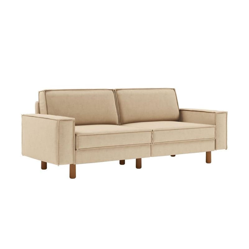 Vilsa 3-personers sofa - Sand - Møbler - Sofaer - Velour sofaer